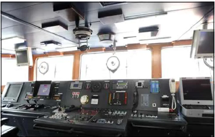 Fig. 1 Navigation devices in bridge