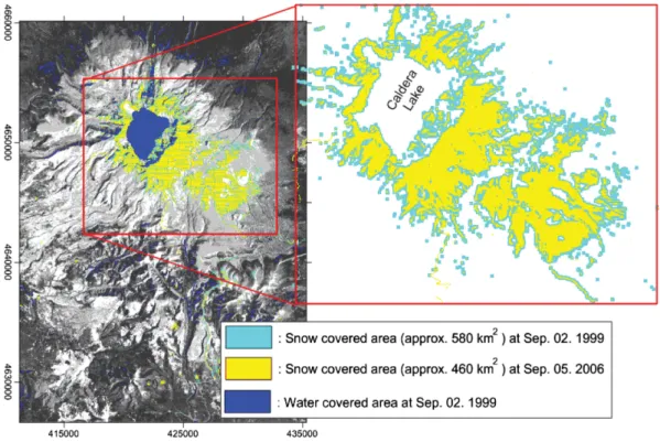 Fig. 7. The the temperature variation of the Baegdusan volcanic area from 1997 to 2010
