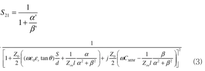 Fig.  2  (a)  A  miniaturized  coupled  line  BPF  with  short  electrical  length  and  (b)  its  equivalent  circuit