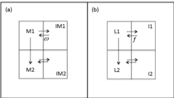 Fig. 2. A conceptual diagram of a new model incoporating mobile and immobile water.