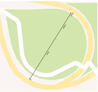 Table  5.  The  distance  and  time  for  each  route  using  ODM  and  comparison  with  current  transportation  methods.