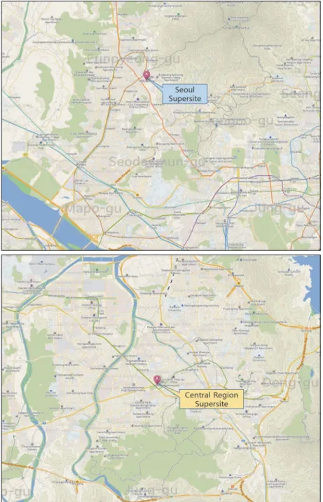 Fig. 1. Location of the sampling sites.