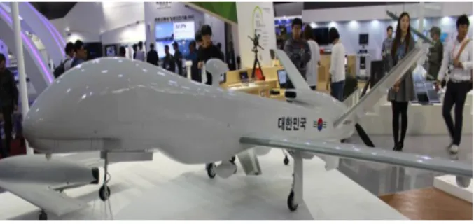 그림  6. 국내개발  전술급  무인기  (송골매,  사단  정찰용  무인기) Fig.  6. Tactical  UAS  of  ROK.