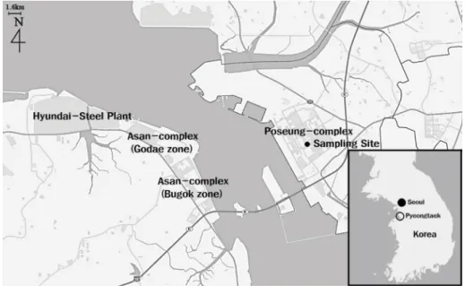 Fig. 1. Location of sampling site.