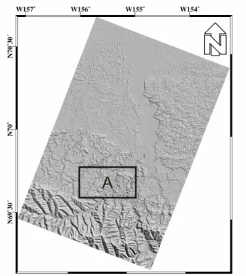Figure 3. Location map of the study area    Table 1. characteristics of    ERS-2 and Envisat pair   