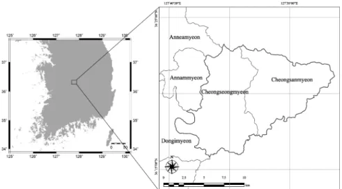 Fig. 1. Location of the study area.