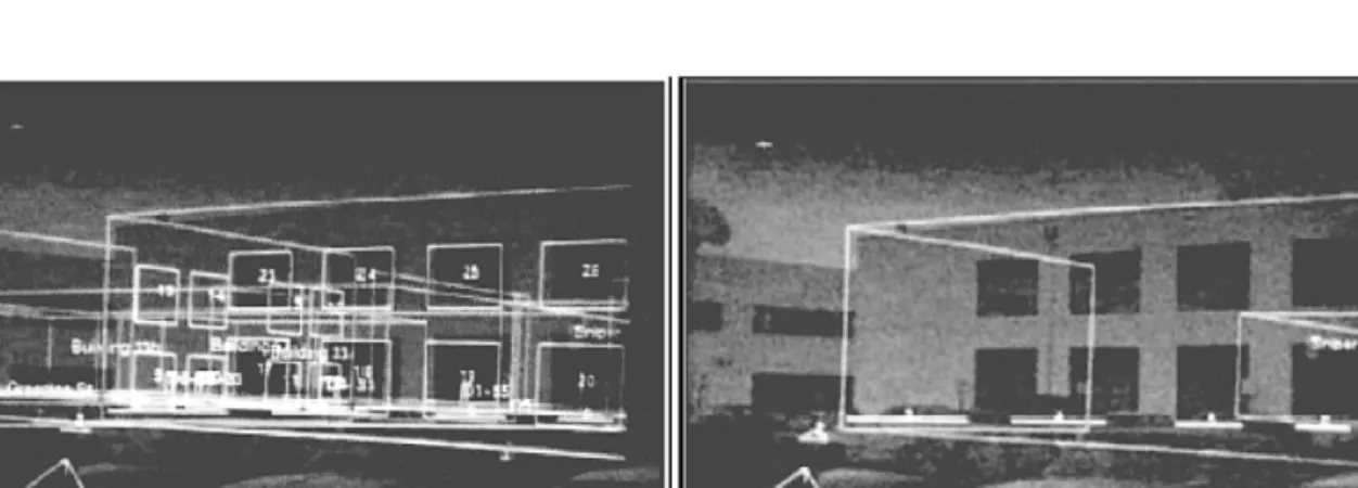 Fig. 7.  CAD model superimposed over real imagery.