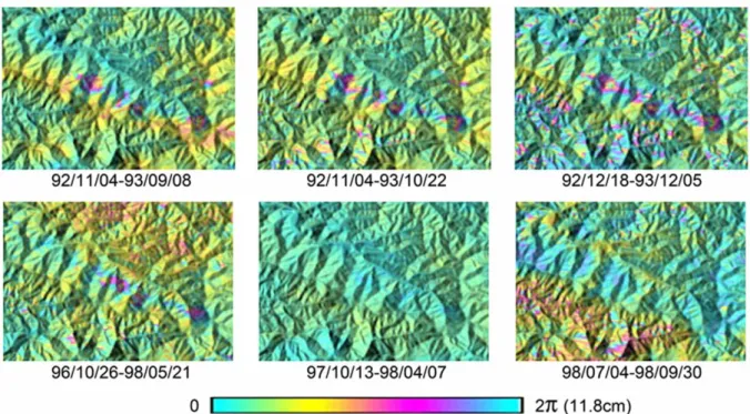 Figure 4 shows some example of the generated interfer- interfer-ogram, showing relatively little noise