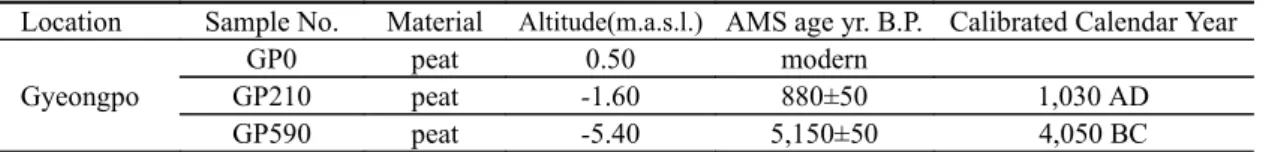 Fig. 4.  Boring site of GP(X). The boundary of L. 