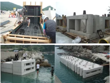 Fig. 12 Field  construction  and  installation  of  units  and  structures
