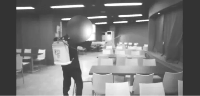 Fig. 1. A short video-clip demonstration about SRRC’s coping  with hygiene scenario in the COVID-19