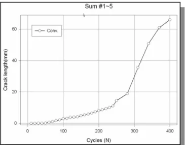 Figure 4 – Crack images 