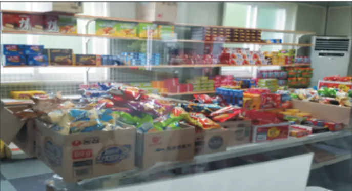 Figure 1. School store: an example photo of this study.