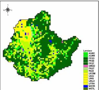 Fig. 4.  Land use of the Musimcheon catchment