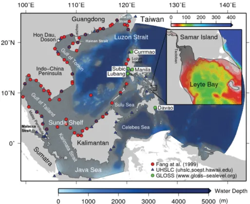 Fig. 2. The synthesized tidal elevation at Hon Dau Island by Cart- Cart-wright (2003), the prediction of tidal elevation using the UHSLC tidal observation data and the tidal database (NAO99).