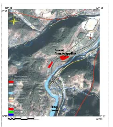 Table 2. Constructed GIS Database Including Factors  Connected with Ground Subsidence of Study Area