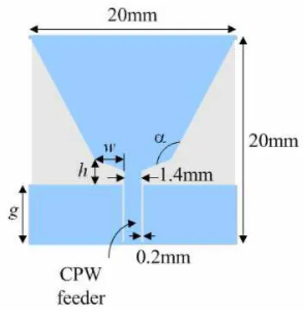 Fig.  1.  Geometry  of  the  proposed  antenna.