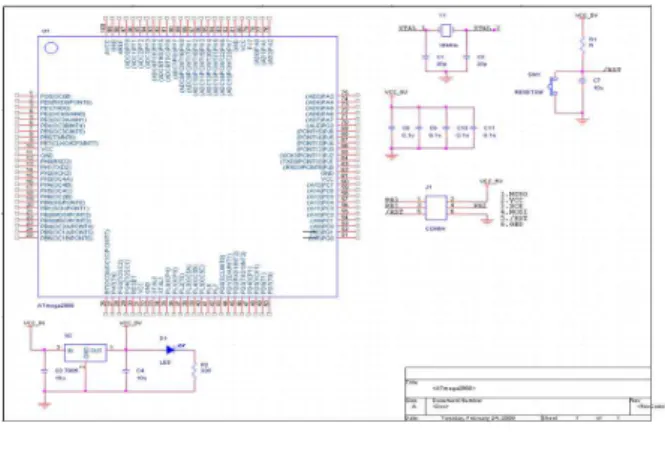 그림 10. MCU  회로도 Fig.  10.  MCU  circuit  diagram