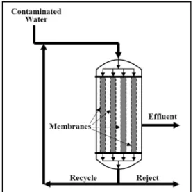 Fig. 2.  Overall diagram of a membrane system (USEPA, 2002) .