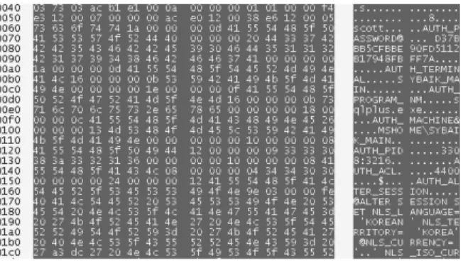 그림  17  사용자  로그인  정보  패킷  유형  2 Fig.  17.  User  Login  Information  Packet  Type  2