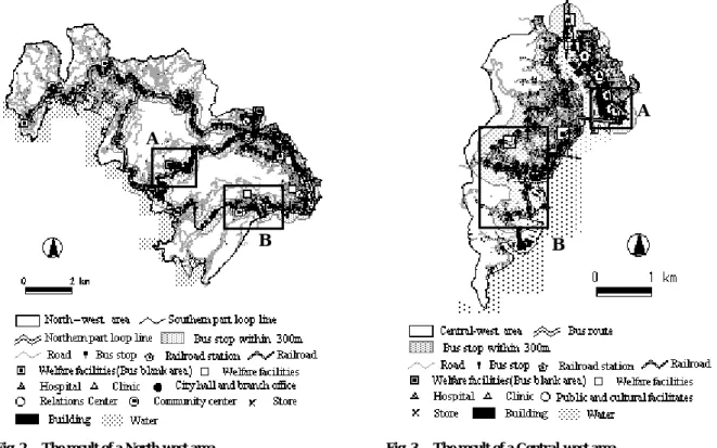 Fig. 3.  The result of a Central-west area 