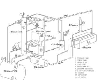 Figure 3.    The sectional view of the electromagnet system 