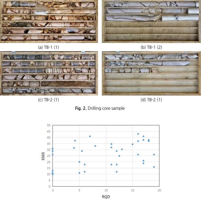 Fig. 2. Drilling core sample