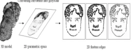 Fig.  3.  Generation  of  the  curvature  map  feature