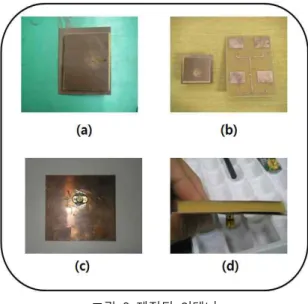 그림  9  제작된  안테나 Fig.  9  fabricated  antenna.