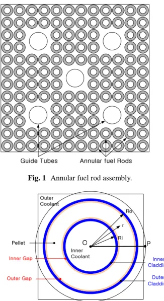 Fig. 1  Annular fuel rod assembly. 