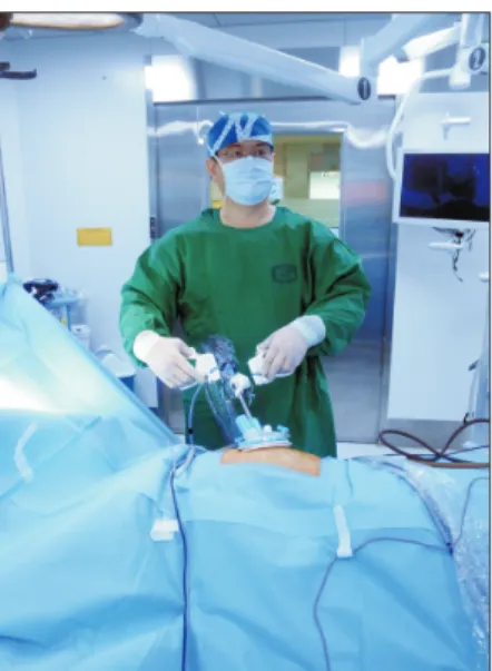 Fig. 1. Solo surgery is the practice in which a single surgeon participates  in an operation alone, without other surgical member’s assistance or  co-operation, except for a scrub nurse and an anesthetist.