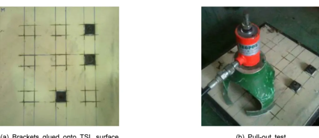 Fig. 2. Specimen preparation and pull-out test to evaluate TSL bond strength (Chang et