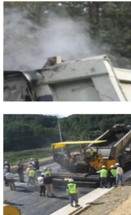 Fig. 1. Hazardous Gas Generation During Production and Construction of WMA