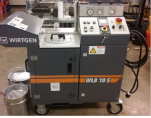 Fig. 2. Lab scale foaming machine