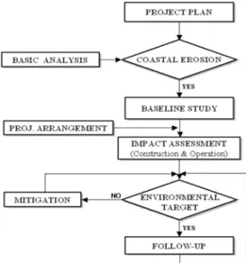 Fig. 2. Environmental assessment process of coastal erosion. 