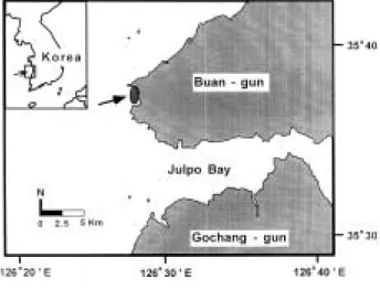Fig. 1. Map showing the sampling site.