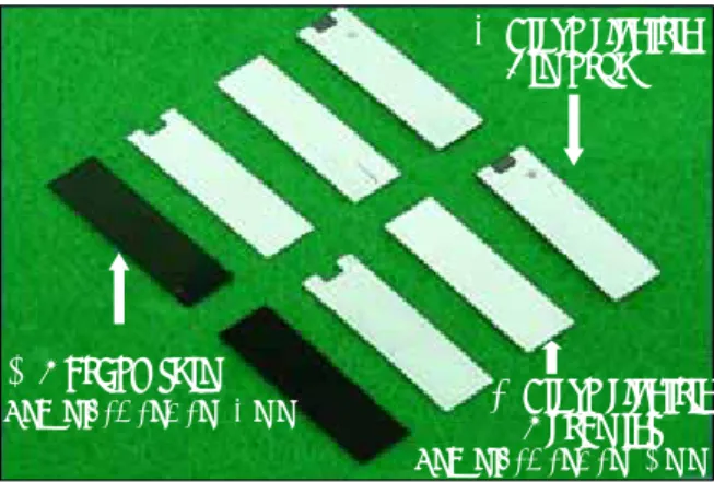Fig. 1 shows parts of the bimorph PZT actuator  which is designed and produced in this study
