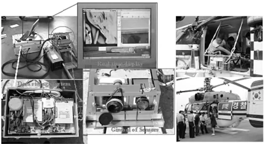 Fig. 1.  Multi-spectral aerial photographic system and platform.