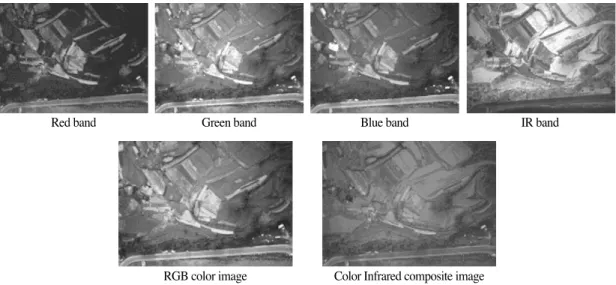 Fig. 5.  Still photographs (four-band).