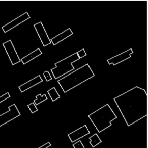 Fig. 9.  Edge map after preprocessing. Fig. 10.  Result of superposition.