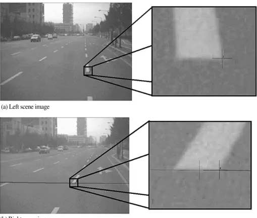 Fig. 14.  Scene image with measurements for 3D positioning.