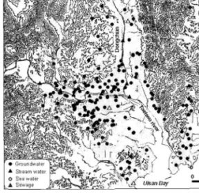 Fig. 2. Location map of sampling sites.