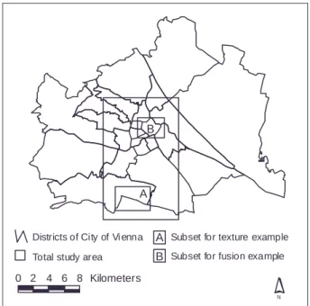 Figure 1: City of Vienna with Study Area 
