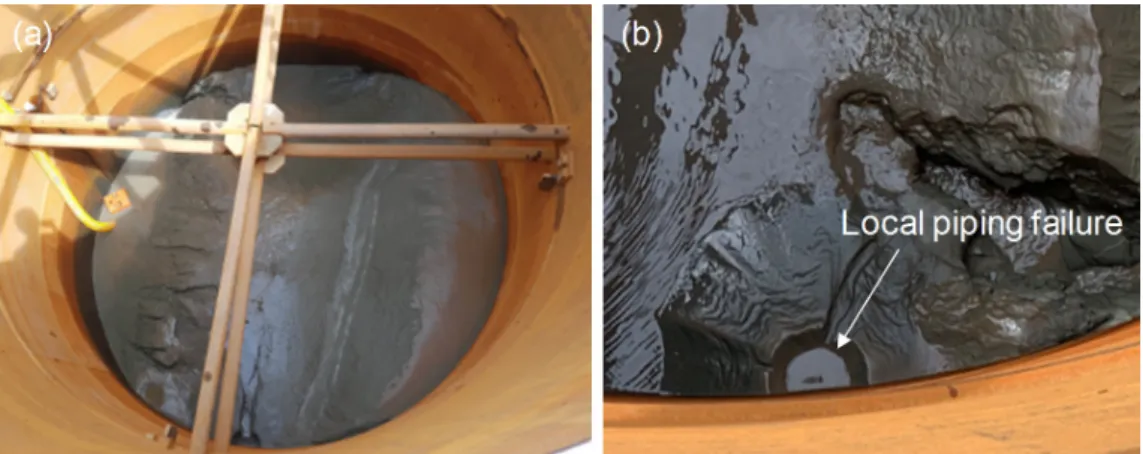 Fig. 11. Visual inspection inside the circular steel cofferdam after suction installation 7