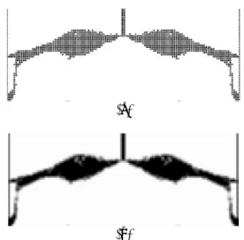 Fig.  9   A result with the element connectivity  parameterization (a) skeleton image representation, (b)  raster image representation
