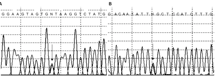 Table  4.  Comparison  allele  frequency  of  the  SNPs  in  the  hMLH1  gene  in  different  population