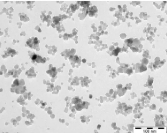 Fig. 1  TEM photo of dispersed nanoparticles 