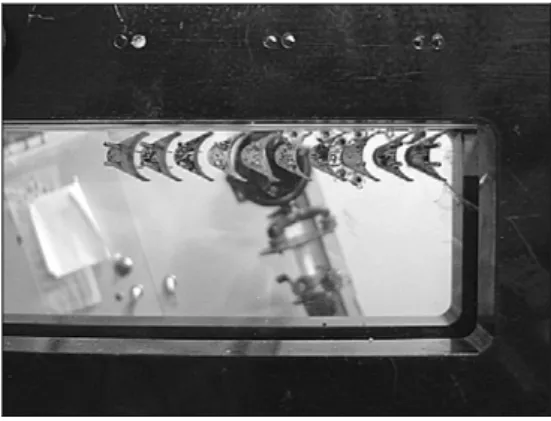 Fig. 4  Blade configuration      실험에  사용된  블레이드는 Fig. 4 와  같으며,  chord 는 14.06mm 이고 Pitch 는 9.56mm 이다