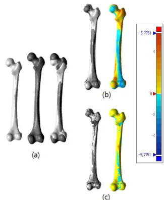 Fig.  4  Surface  fitting  within  the  geometric  optimization    (a)  Shape  of  sample  model(white)  and  template  model(black)  (b)  Result  of  error  minimization  (step  1,  α=  0,  β  =  1000000,  γ  =  10,  δ  =20)  (c)  Result  of  error  minim