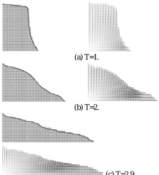 Fig. 2  Schematic diagram of initial water dam and  boundary condition on wall 